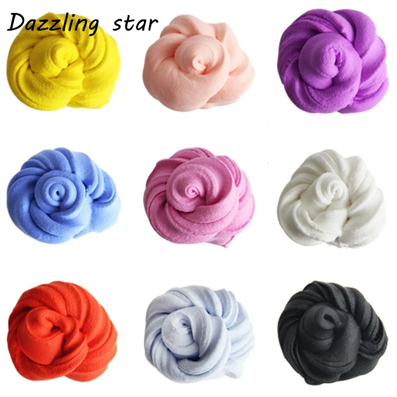

1 bag Hot Sale DIY Cotton Slime Clay 3D Fluffy Foam Slime Scented Stress Relief No Borax Education Craft Mud Toy Antistress toy