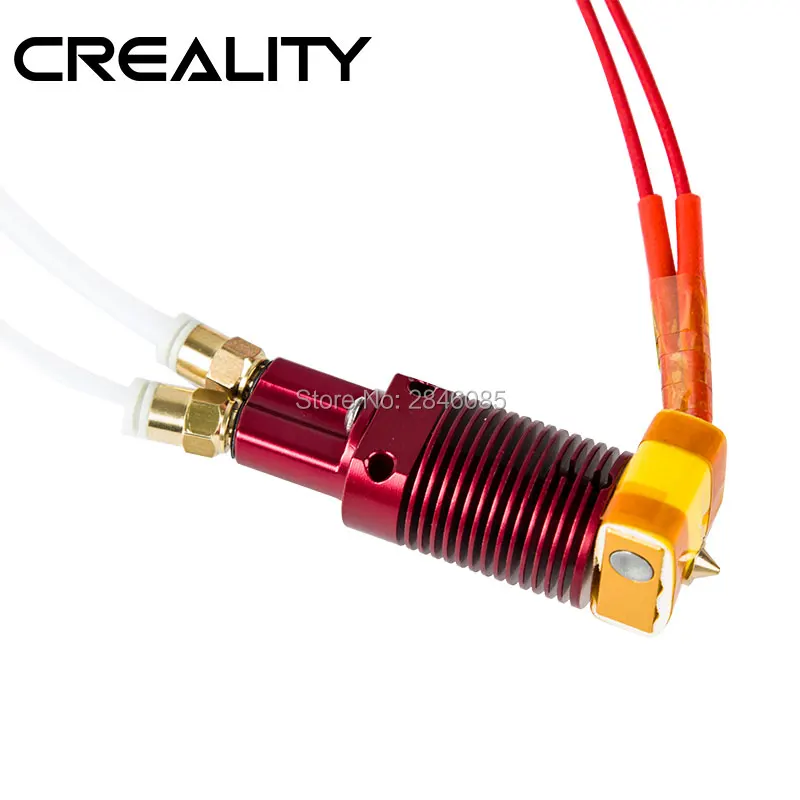 تجميعها الطارد الساخن النهاية كيت ل CREALITY 3D طابعة CR-X ثنائي اللون الطباعة فوهة طابعة الألومنيوم التدفئة كتلة تجميعها الطارد الساخن النهاية كيت ل CREALITY 3D طابعة CR-X ثنائي اللون الطباعة فوهة طابعة الألومنيوم التدفئة كتلة