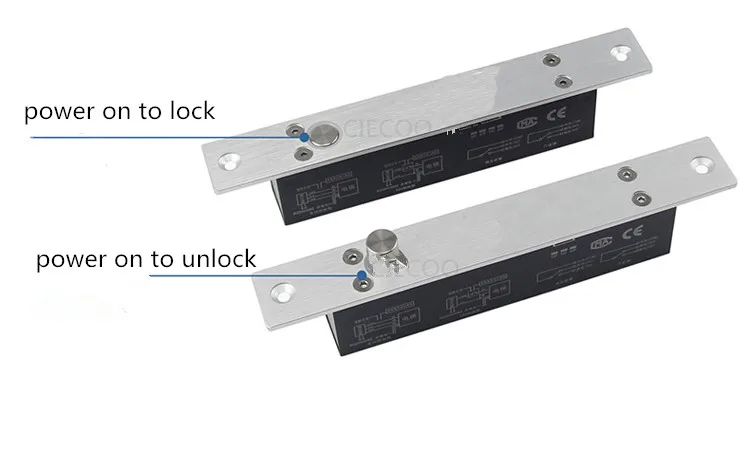 ФОТО DC 12V Stainless Steel Heavy-duty Fail-Safe 5-Lines Electric Drop Bolt Lock for Door Access Control power off lock