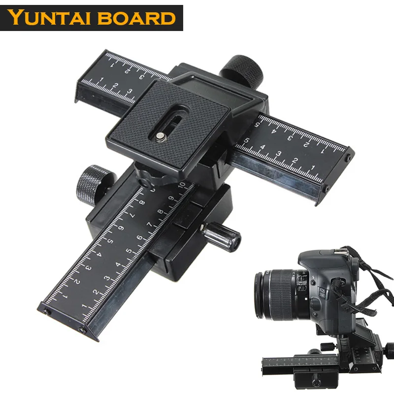 

High Quality 4 Way Macro Focusing Rail Slider Set for Nikon Canon SLR Camera Photography