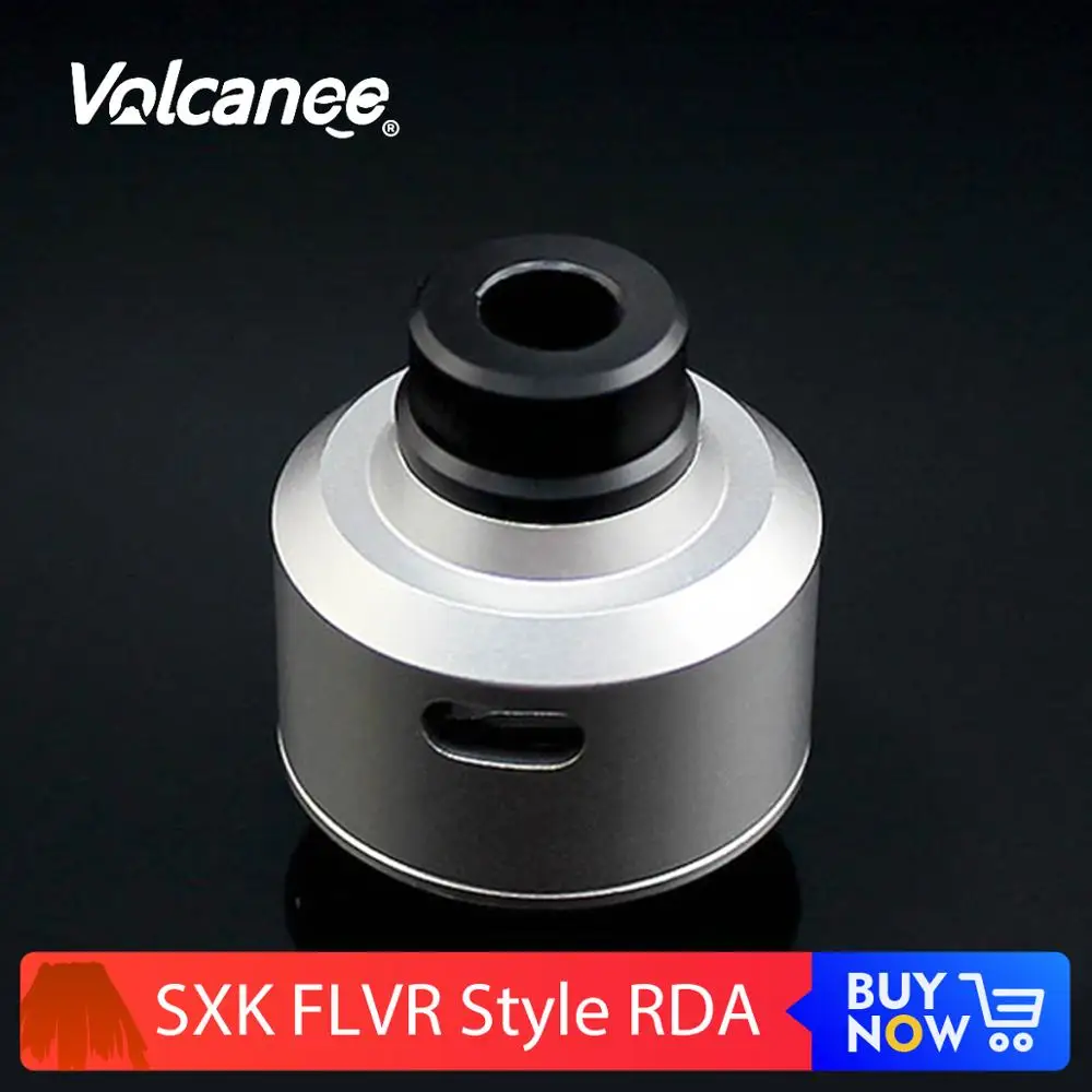 

Volcanee SXK FLVR Style RDA Stainless Tube RDTA Vape Atomizer VS Goon Kennedy Tank for Electronic Cigarette Box Mod