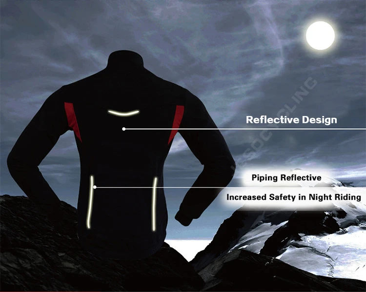 Мужская зимняя ветрозащитная и водонепроницаемая куртка для велоспорта, теплая дышащая велосипедная куртка