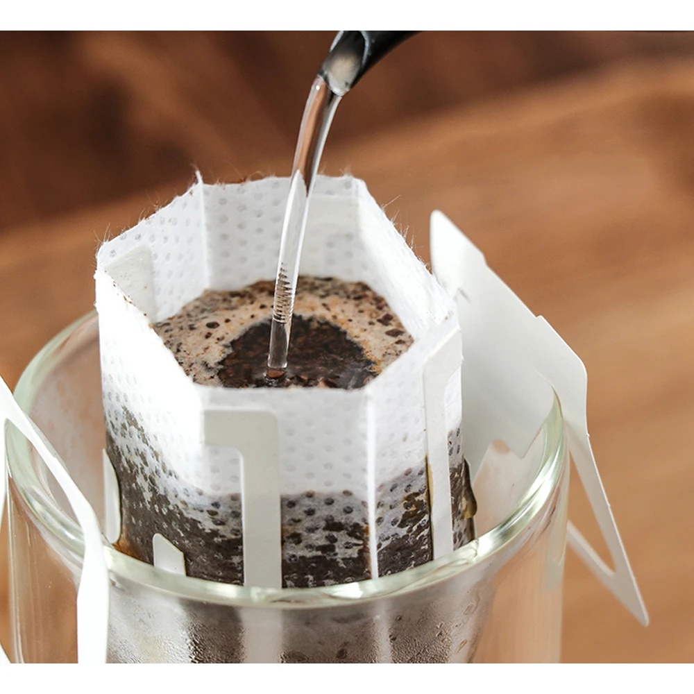 50 шт./упак. фильтр для капельного кофе сумка Портативная висячая чашка для ушей кофейные бумажные фильтры для дома офиса путешествия варить кофе и чай инструменты