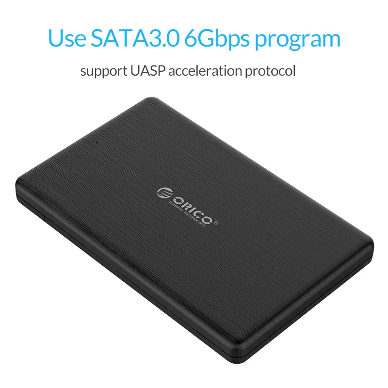 Чехол ORICO 2578U3 2,5 дюйма SSD USB3.0 Micro B внешний жесткий диск Корпус высокоскоростной чехол для 7 мм Поддержка UASP SATA III