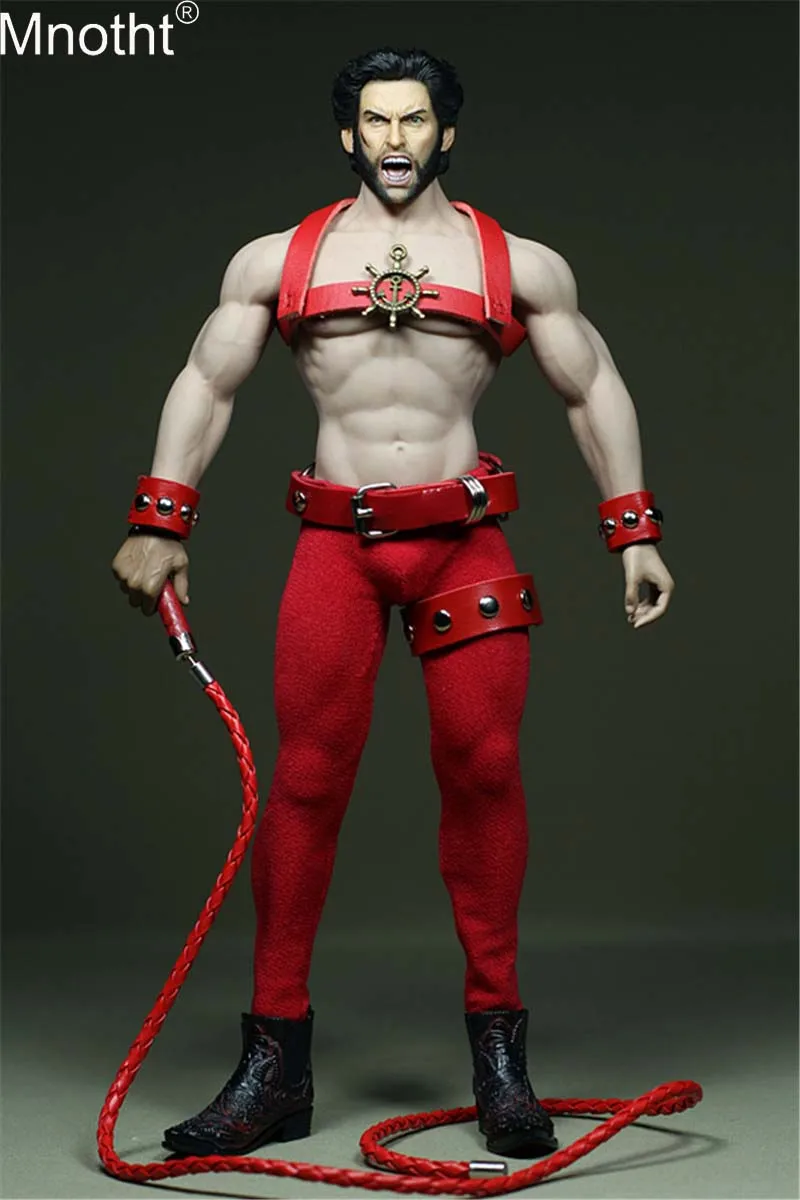 

Mnotht 1/6 Executor Red Underwear Trousers whip Model Male Soldier Clothes Toy Suit Fit PH Steel Bone Glue for Action Figure