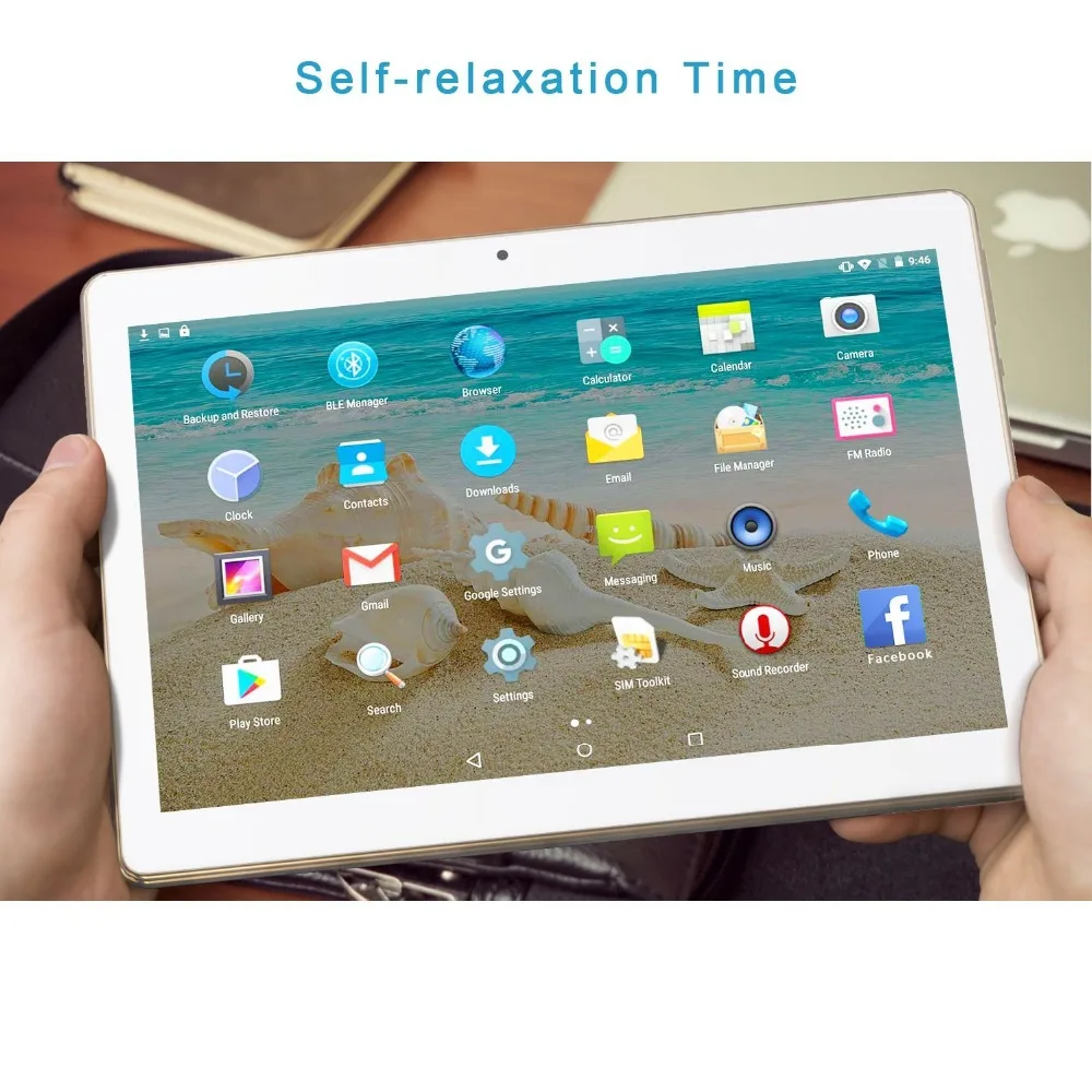 LNMBBS android 7.0 multi-function Golden chinese phablets original tablet waterproof 4 core 10.1 inch 1+16GB 5.0 MP1280*800 IPS