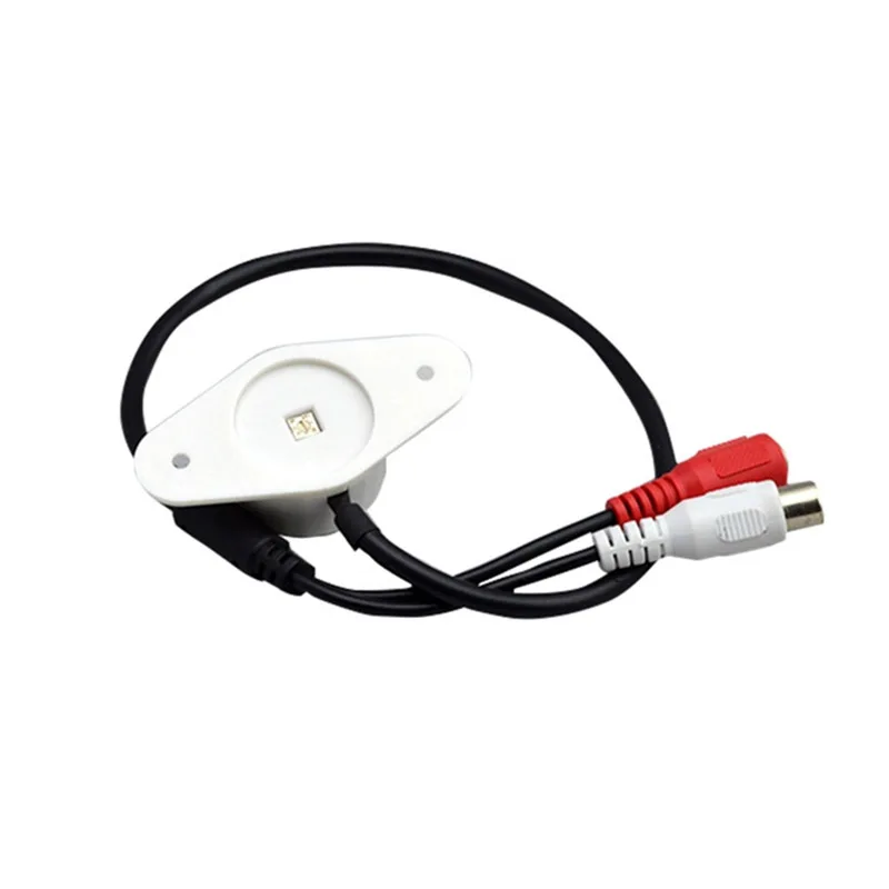 Adjustable High Sensitivity Sound Pickup CCTV Audio Pickup Monitoring Microphone Sound Surveillance Audio Monitoring