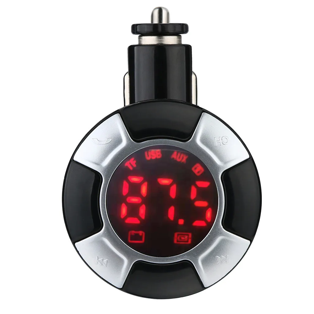 EPULA 5V/2.5A Wireless Hands-Free Q7 Dual USB Charge LED MP3 Bluetooth Car FM Transmitter With MIC | Электроника