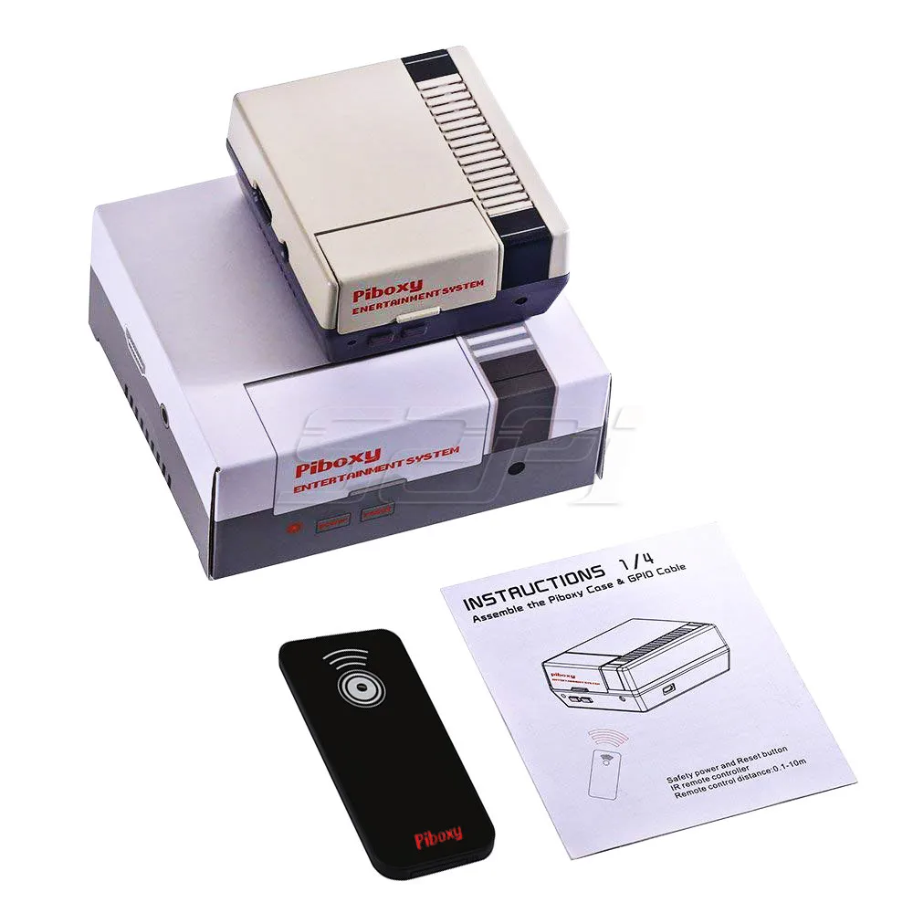 Чехол 52Pi Piboxy NES NESPi с ИК пультом дистанционного управления функциональной кнопкой