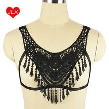 JLX. Жгут богемное черное нижнее белье на бретельках пояс для медового месяца Бандажное белье эротическое нижнее белье