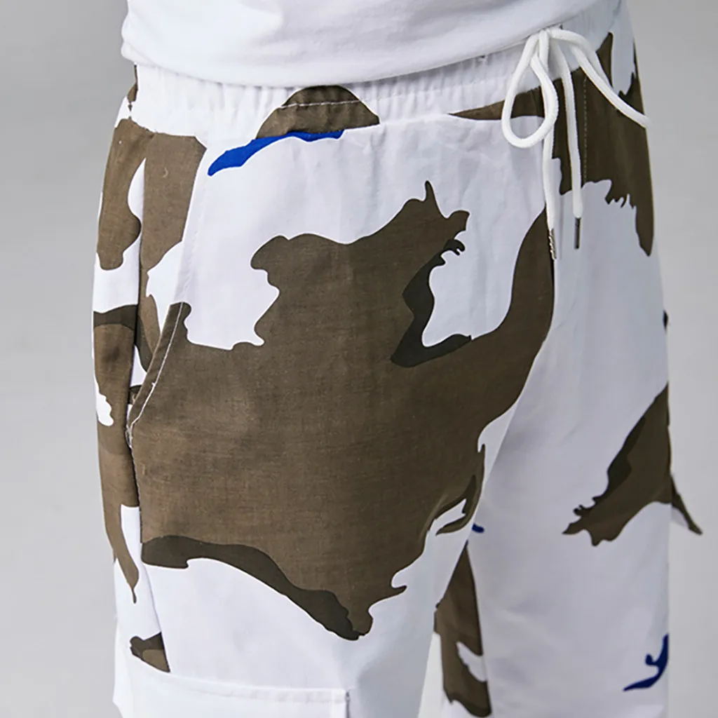 pants men Summer Camouflage Casual Men's Sweatpants Tooling Multi-Pocket Comfortable Trouser Joggers Men pantalones hombre