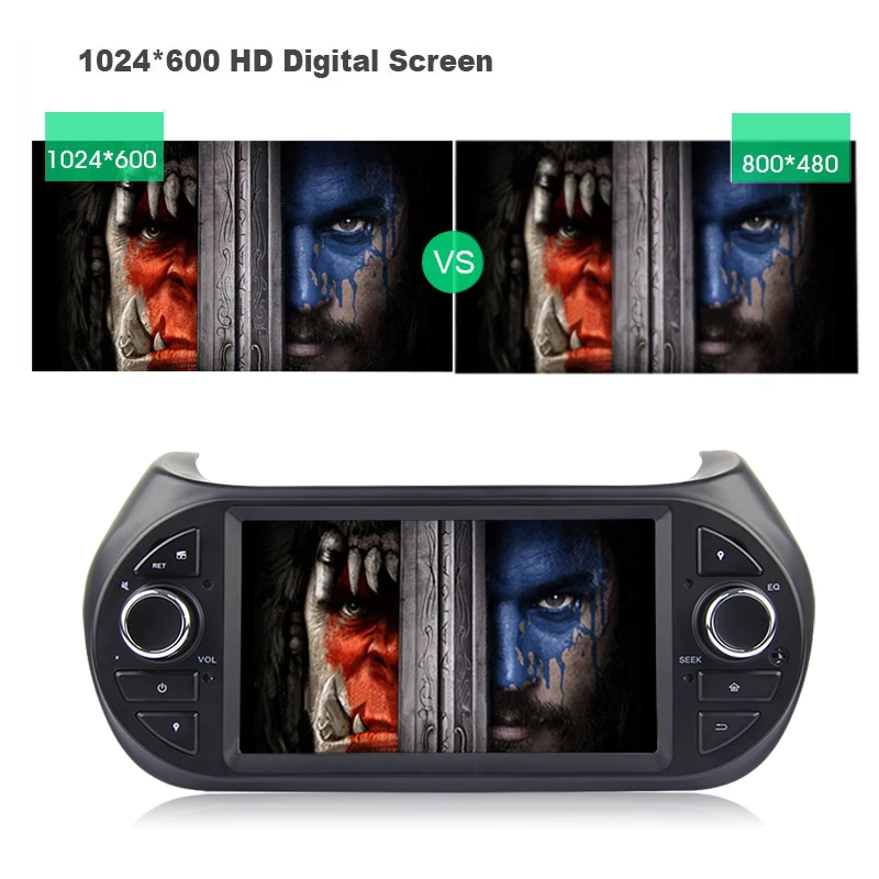 Sale 2 Din Android 8.1 8.0 Car Radio Car Multimedia player GPS DVD For FIAT Fiorino Qubo Citroen Nemo Peugeot Bipper autoradio wifi 33