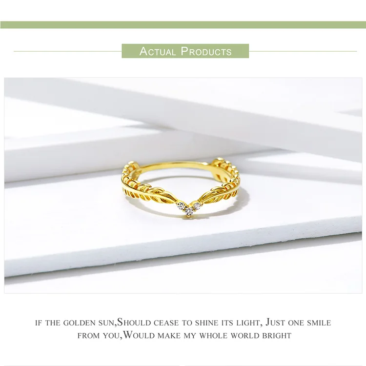 Olive Leaf Ring 7