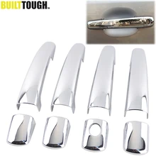 Подходит для peugeot 3008 2010 2011 2012 2013 хромированная дверная ручка Крышка отделка молдинг Catch панели перекрытия Гарнир