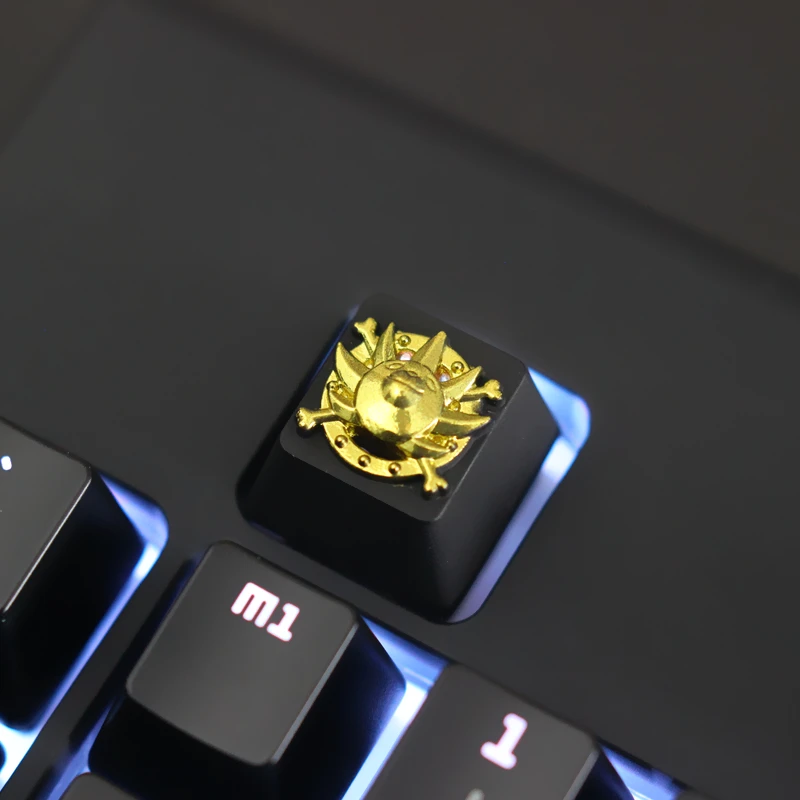  1 pcs Anime ONE PIECE Zinc-aluminum key cap mechanical keyboard keycaps for personalization for mec