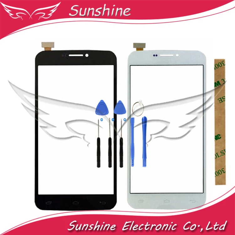 

Good Quality Tested Front Glass For Ginzzu ST6030 Touch Screen Glass No Touch Screen With Tools + 3M Sticker