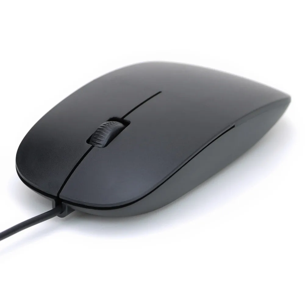 USB Wired Mouse 3 Buttons 1200DPI Optical 3D Roller Computer Gaming Mouse for PC