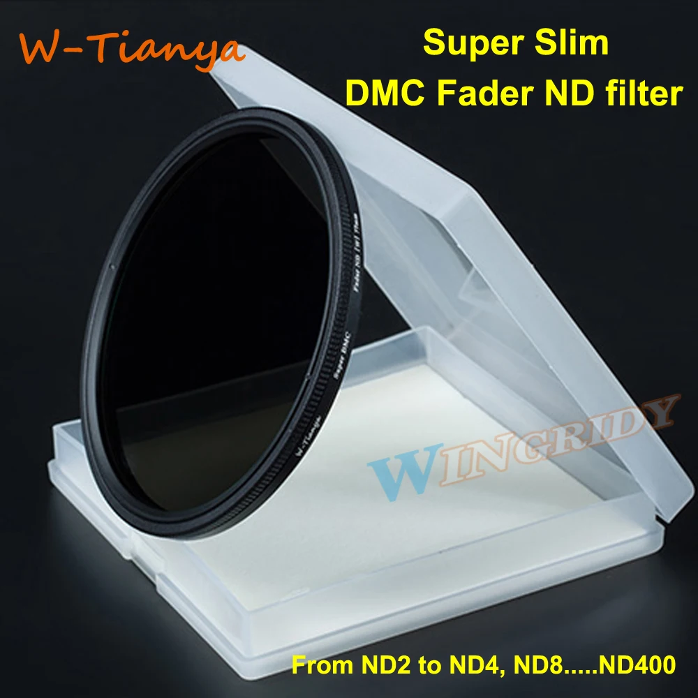 

WTIANYA DMC Fader ND Filter ND2-ND400 Super Slim Multi-Coating filtro nd 77mm 37 40.5 43 46 49 52 55 58 62 67 72 82 86 95mm