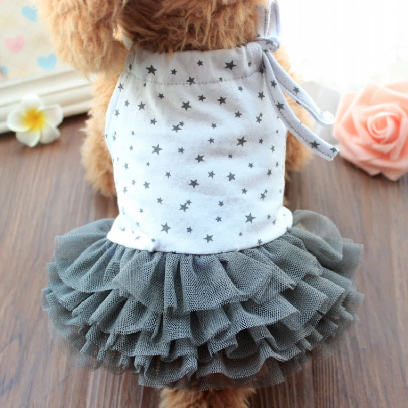 Summer Dog Dress Puppy Skirt Cute Princess Dresses Small Dog Clothes