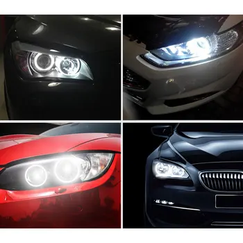 

Pair of 80W Car Front Light Lamp Angle Eyes LED Headlight Marker Lights Bulbs For BMW Eyes LED Ring Light Bulbs