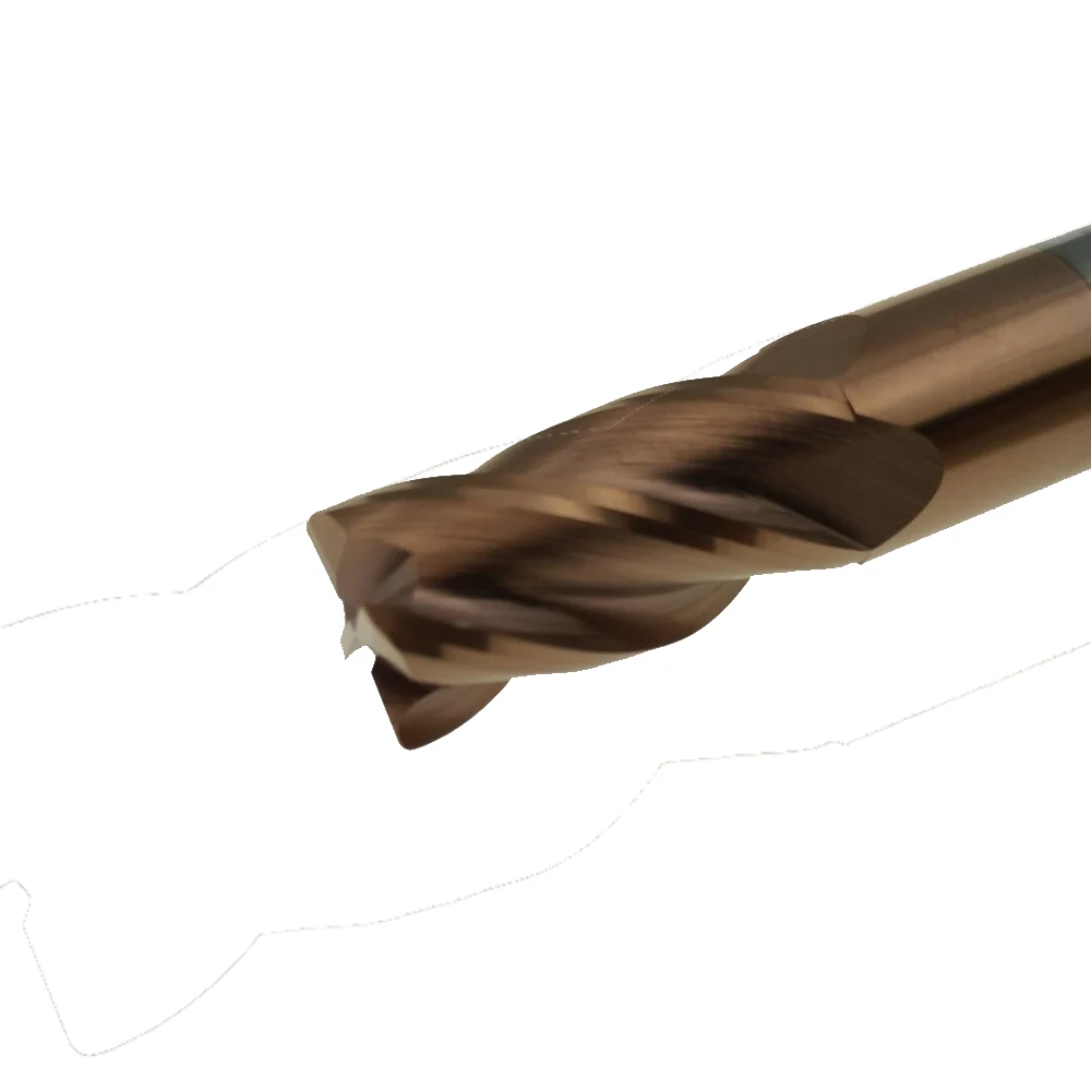 MZG HRC60 Cutting Lengthen End Mill 100L 4 Flute 1mm Milling Tungsten