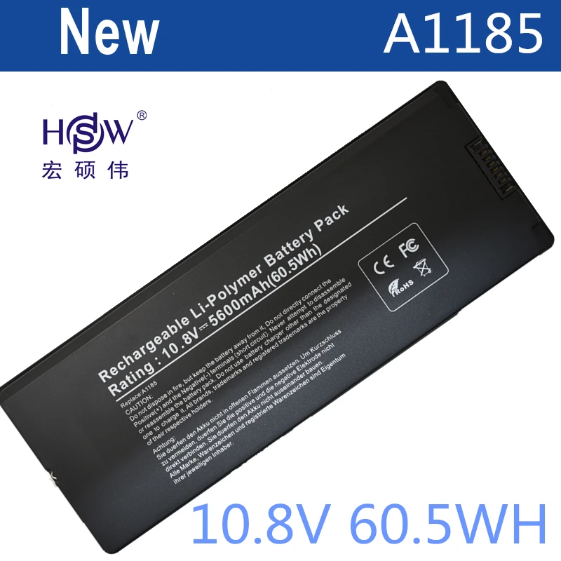 

HSW laptop battery for Apple MacBook 13" A1181 A1185 MA561 MA566 MA255 MA472 MA699 battery for laptop MA700 MA701 battery