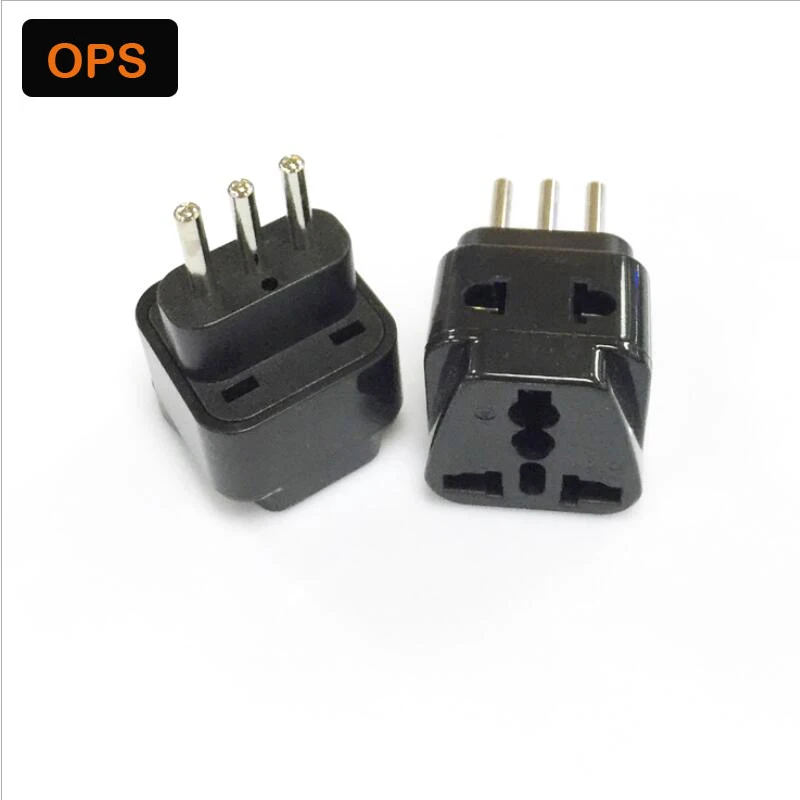 Buy 10pcs Hot Sale Italy Plug Adapter 2 Pin to Italy 3