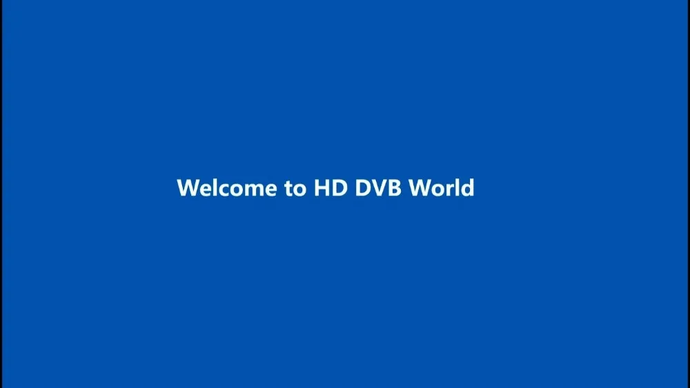 01 Welcome to HD DVB World