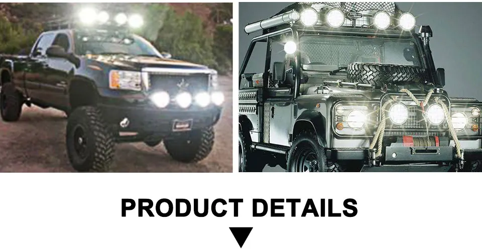 4.5 inch 48W Side Luminous Led Work Light Car Driving Lamp Offroad Light Bar Combo For 4.5x4.5 Trucks Off-road Vehicles Led Bar (8)