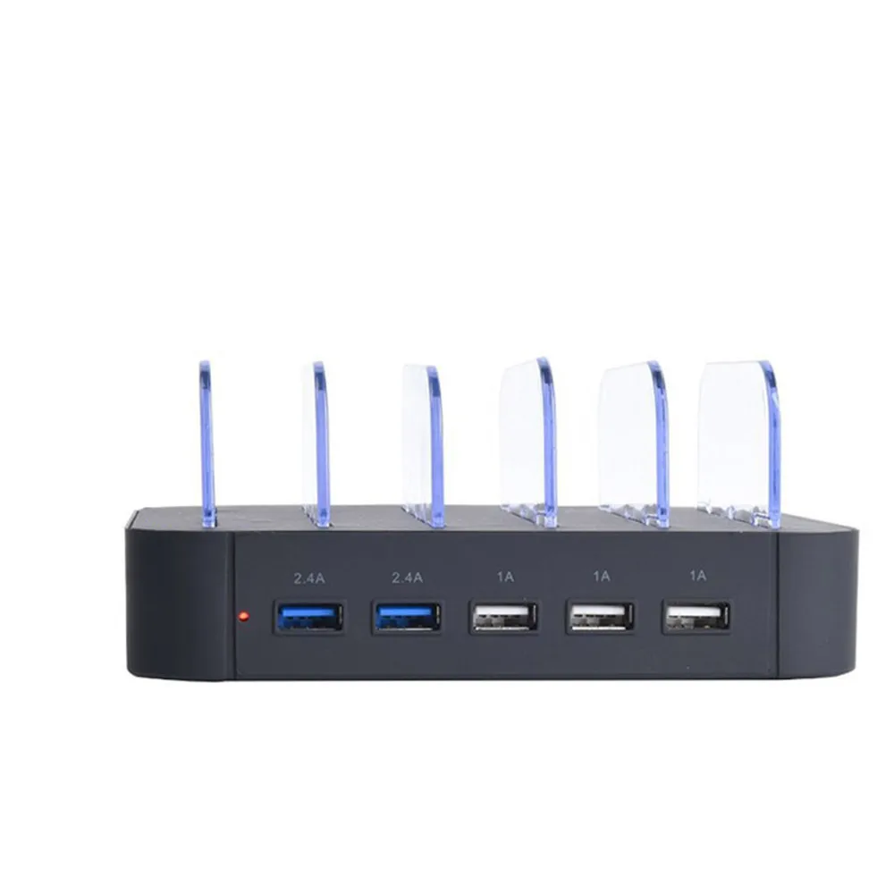 Многофункциональный 5 портов USB концентратор разветвитель Настольный Органайзер