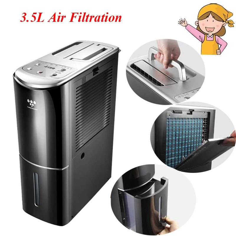 

3.5L Effective Air Filtration Visual Water Level Window Design Dehumidified Operating DM1211