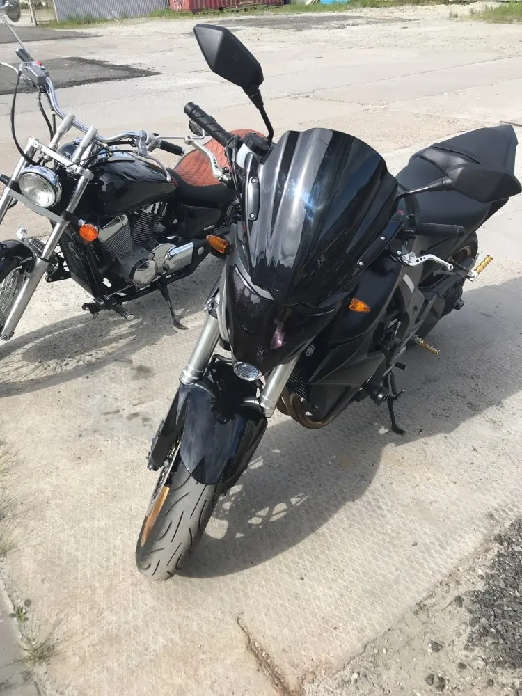 Мотоциклетные уличные велосипеды руль Регулируемый лобовое стекло для Yamaha XJ6 XJ6N