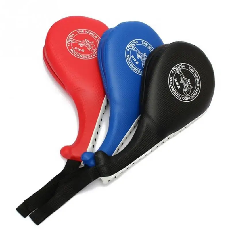 

Taekwondo Hand Racket Kick Target Punching Pads Karate Kickboxing Paddle MMA Boxing Accessories Color Random