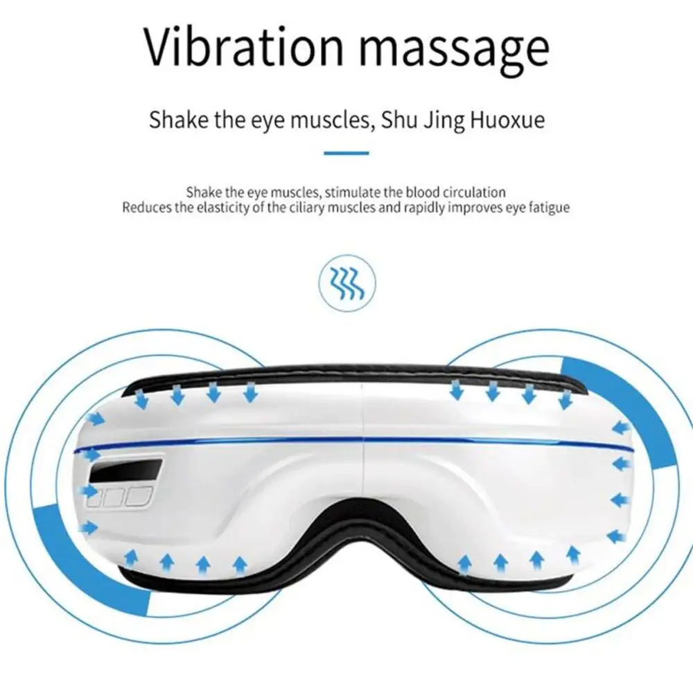 Smart bluetooth беспроводной массажер для глаз прибор для оздоровительного массажа устройства визуальной защиты музыка и вибрации релаксации