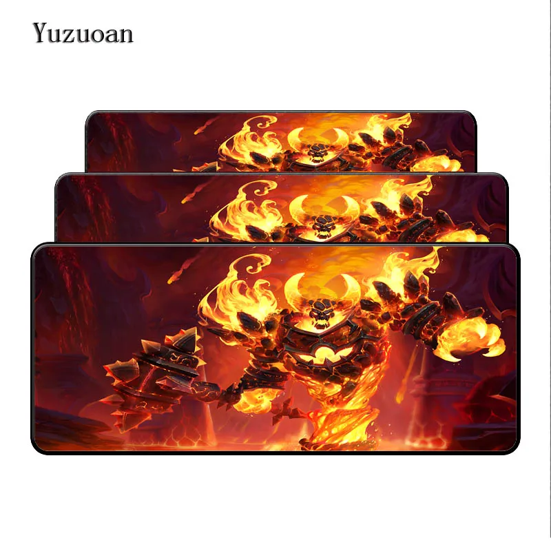 Yuzuoan 900*400*3 мм DOTA 2 компьютерный Большой Оверлок скоростной коврик для мыши игровой