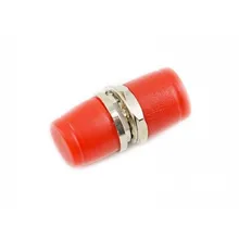 FirstFiber “Small D” FC/UPC to FC/UPC Simplex Single mode circle shape, zirconia internal tube, metal fiber Adapter, Connector