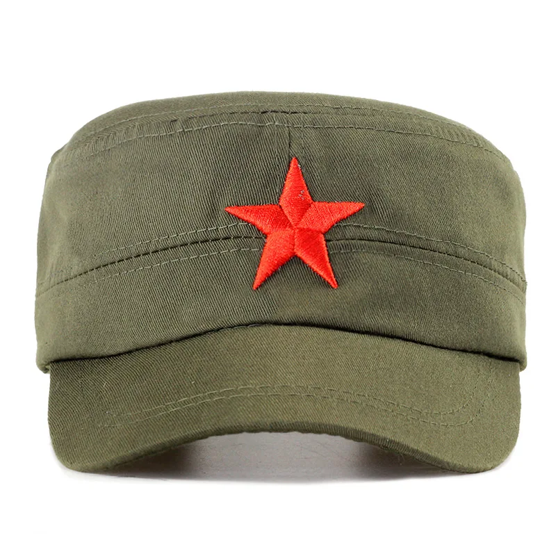 Military Hats Men's Embroidery Star Flat Top Brand Patriot Classic Truck Warrior Army Camouflage caps navy stars marines bone