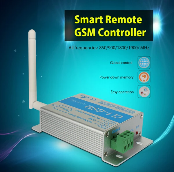 CL1-GSM, умный пульт дистанционного управления, беспроводной GSM контроллер, модуль переключателя, GSM ворот, открывалка для ворот гаража, контроль двери, по мобильному телефону