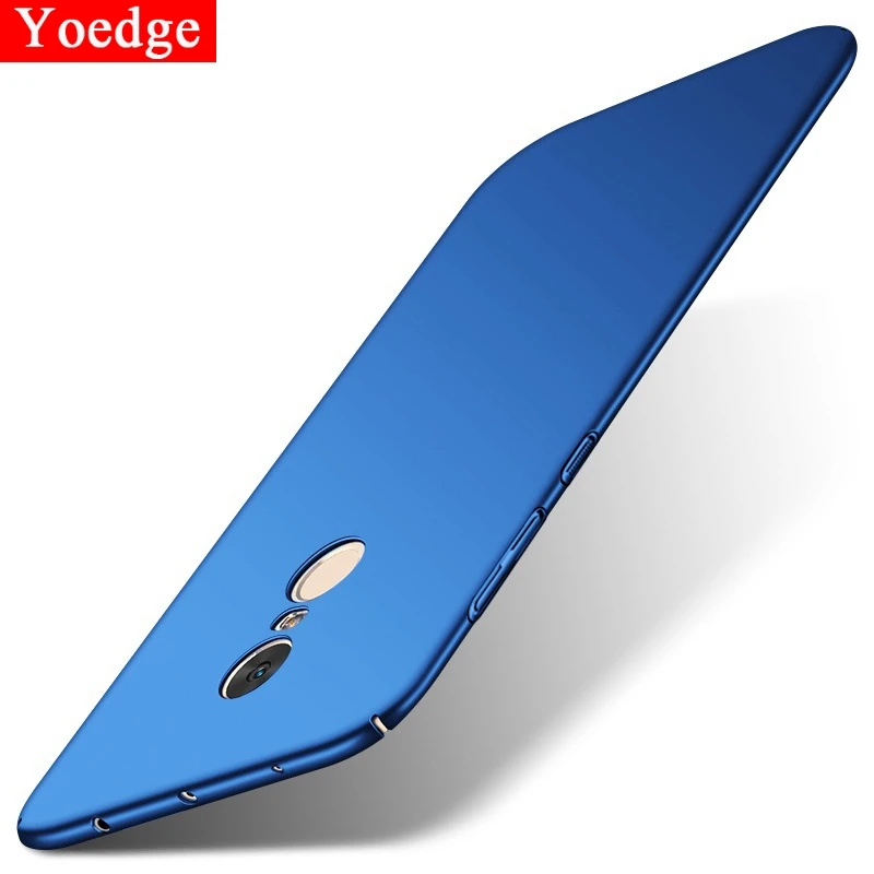 Чехол для телефона Xiaomi Redmi 4X 3S 5A 5 Plus 6A S2 Note 6 Pro 3 4 матовый тонкий Жесткий ПК черный