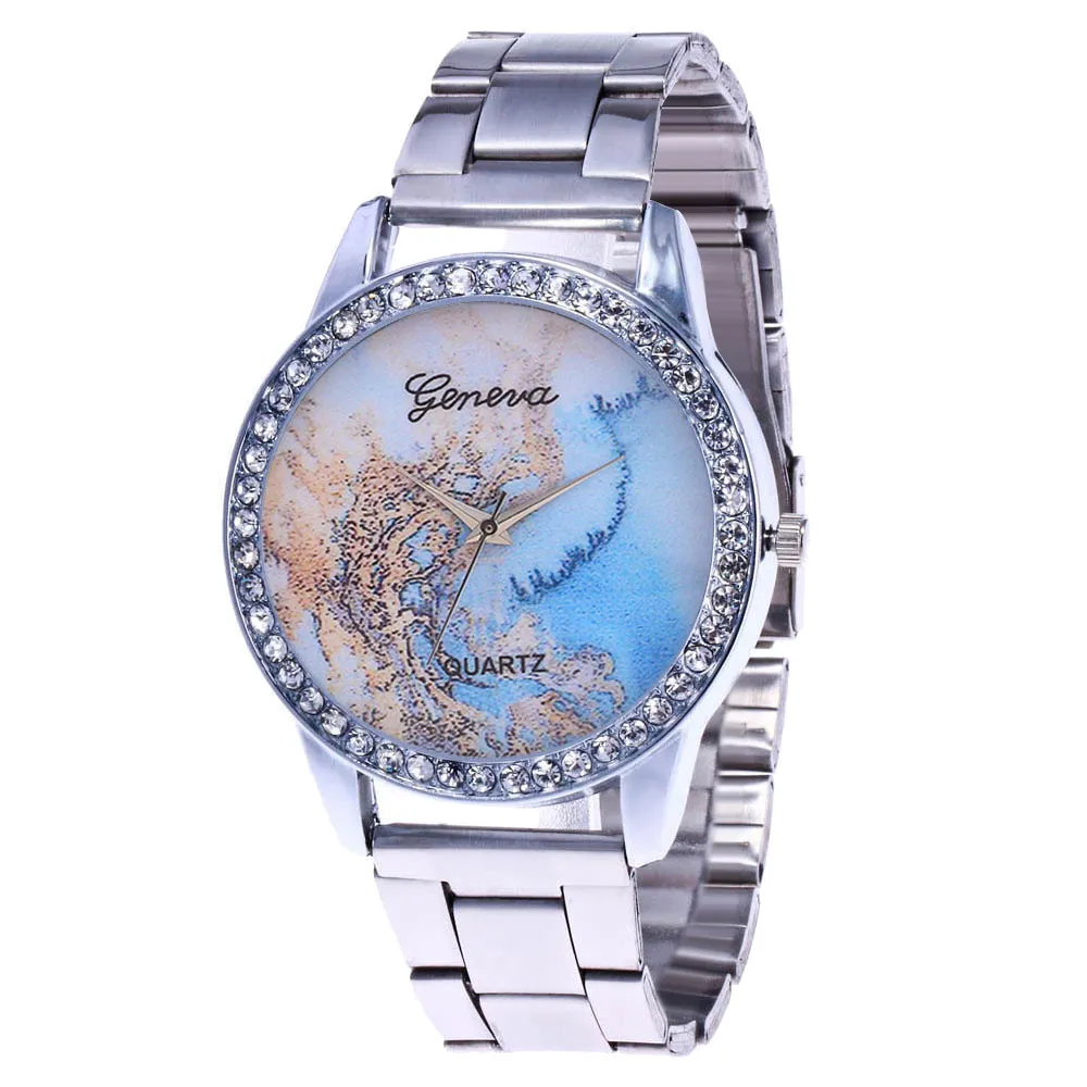 Modern Fashion Women Multi patterns Stainless Steel Band Analog Quartz Round Watch Casual Wristwatch Gift For Female Modern Fashion Women Multi patterns Stainless Steel Band Analog Quartz Round Watch Casual Wristwatch Gift For Female
