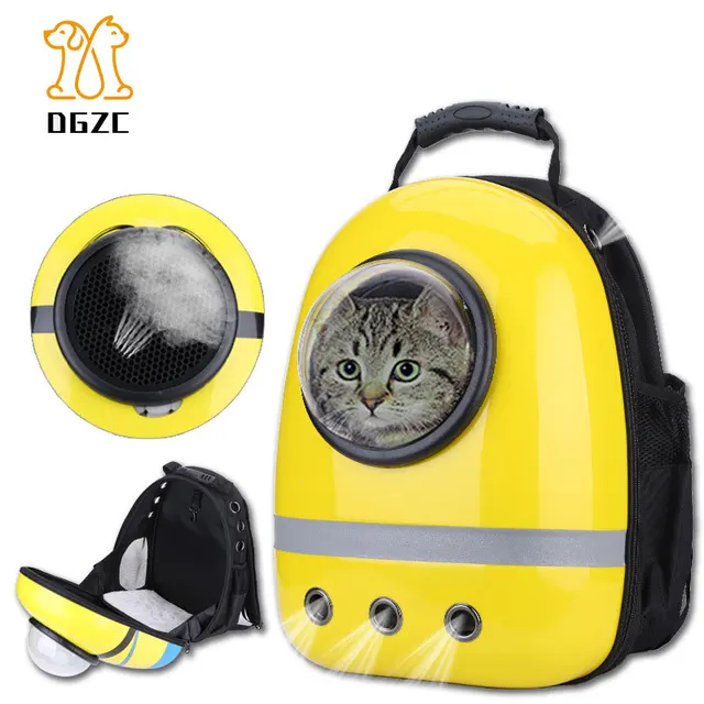 reflective travel pet carrier backpack space capsule bubble design bubbledesign