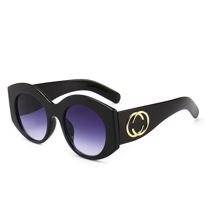 

Luxury Vintage Round Sunglasses Women Brand Designer 2019 Cat Eye Sun Glasses For Female Ladies fashion shades oculos de sol