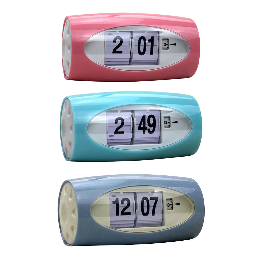 3pcs Battery Operated Desk Clock Table Alarm Clock Auto   Clock Home Office Study Room Decor