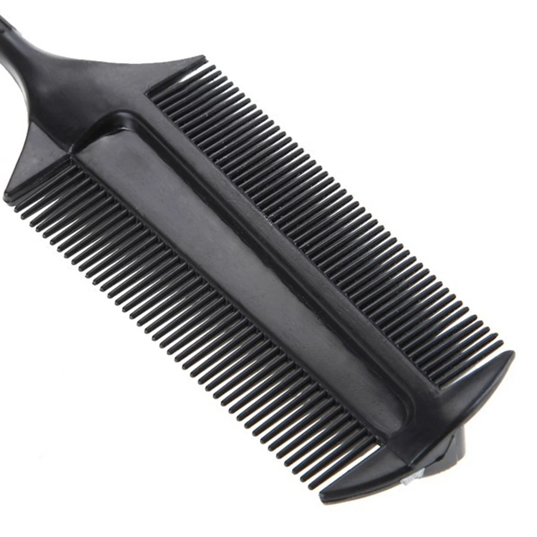 Pro Salon Home Hairdressing Double Side Dye Comb with Nylon Hair Brush