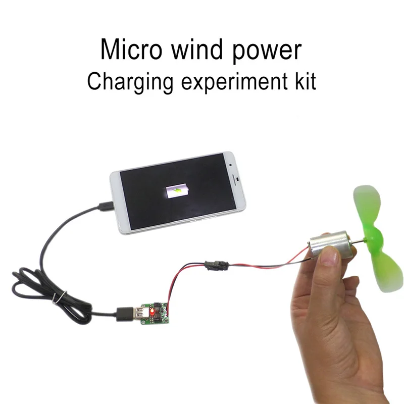 Mini Portable Wind Power Generator Set Turbine Motor Alternator Emergency Phone Charger --M25