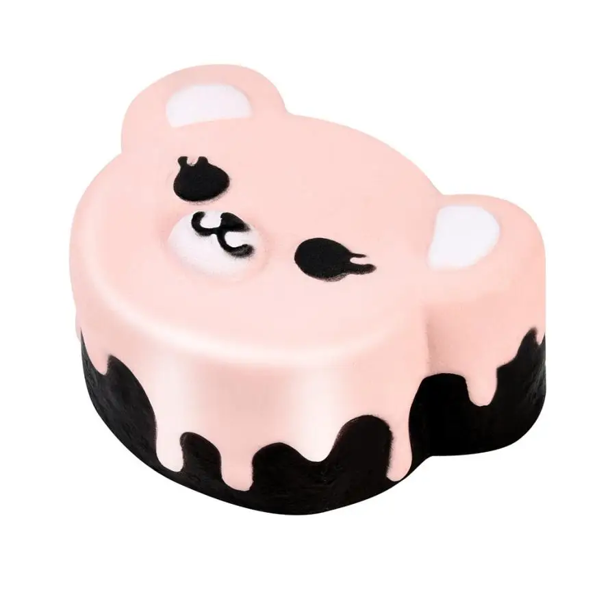 Squishy Kawaii Antistresses 11 см мягкими Jumbo конфеты медведь торт Ароматические Squeeze игрушки 30S8515 Перевозка груза падения