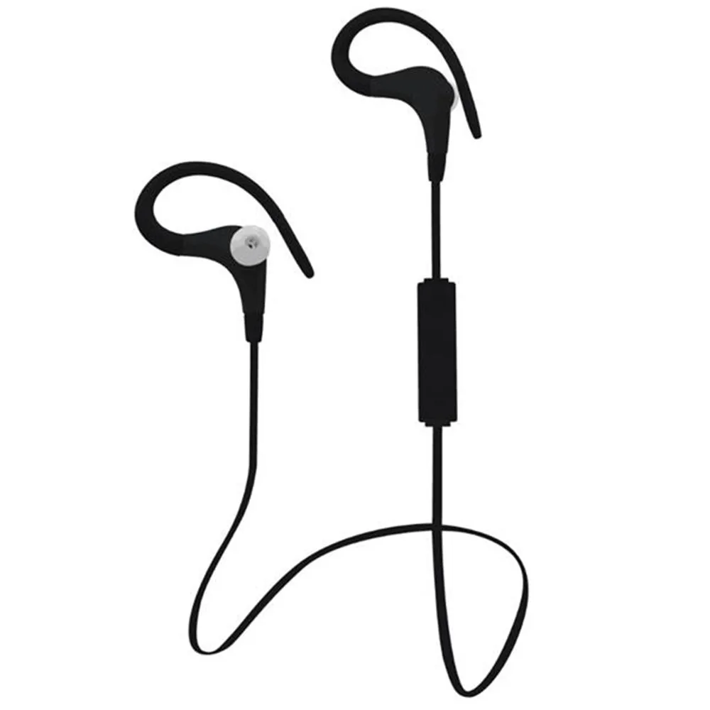 

BT-1 Ear Plug Style Ear hook Earphone Bluetooth V4.1 Headset with Selfie Function Black Bluetooch Earbuds Freehand For Sports