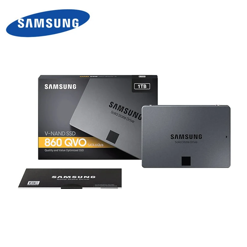 SAMSUNG SSD 860 QVO 1 ТБ Внутренний твердотельный диск 2 5 &quotSATA3 жесткий Ноутбук Настольный