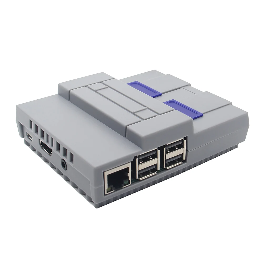 Raspberry Pi 3 Model B+ мини-NE Стиль Корпус для Raspberry Pi, NESPi чехол+ вентилятор охлаждения+ 3 шт комплект радиаторов