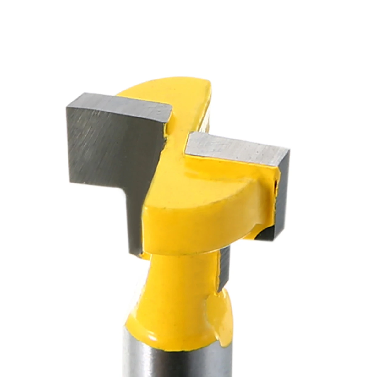 2Pcs 3/8'' & 1/2'' T-Slot Cutter Handle Router Bits 1/4'' Shank Woodworking Engraving Milling Cutter